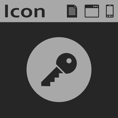 door key vector icon