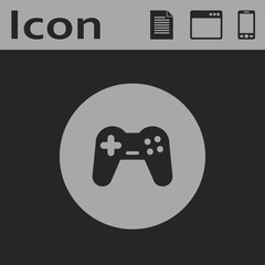 game joystick vector icon © icon_craft_studio