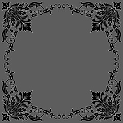 Vintage flower. Vintage seamless. Vintage damask. Vintage ornament. Vintage decoration. Vintage floral. Vintage deco. Vintage baroque. Vintage vector.