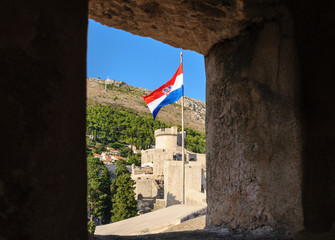 Dubrovnik Croatian flag