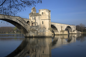 Fototapeta na wymiar St Benezet Bridge, Avignon