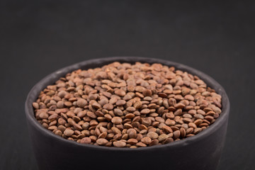 Lentils Isolated on White Background