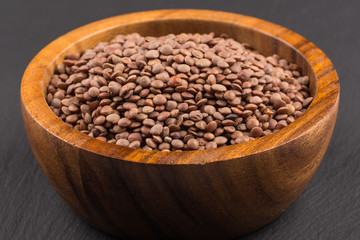Lentils Isolated on White Background