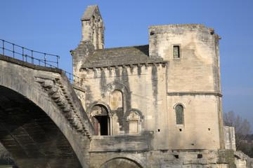 Fototapeta na wymiar St Benezet Bridge, Avignon