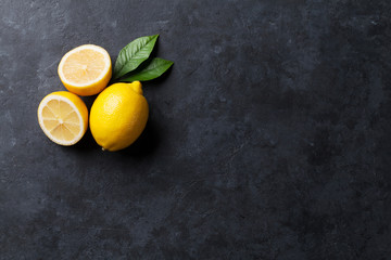 Fresh lemons