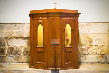 Confessional
The room keeping secret of a confession