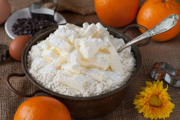 Butter Mixed With Flour