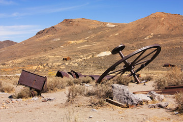 View of ghost town Bodie