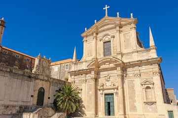 Dubrovnik Jesuit Church facade