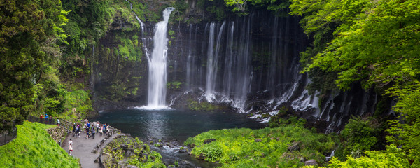 The beautiful Shiraito Falls, Fujinomiya, Shizuoka, Japan