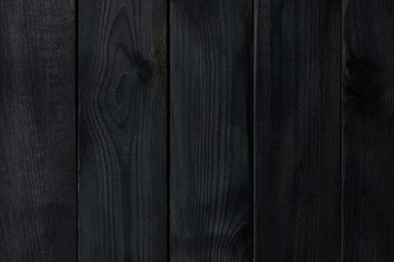 Dark black wooden background