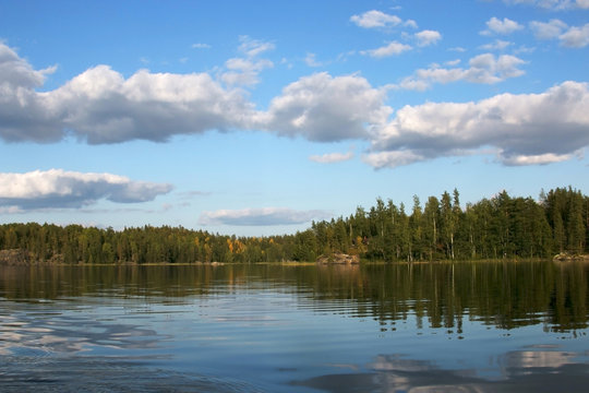 Lake view. Finland