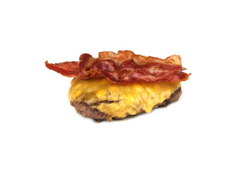 Hamburger with cheddar