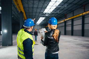 Construction Site Inspector at the work site