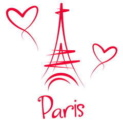 Wieża Eiffla - Paryż - obrazy, fototapety, plakaty