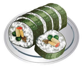 asian food and drink icons