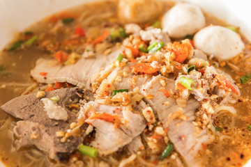 Thai noodle soup,Tom Yum , Thai Food