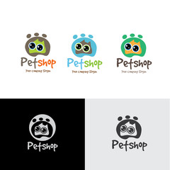 Pets logo.dog logo,Pet shop logo template.