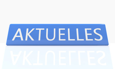 Aktuelles - german word for news, current, topically or updated