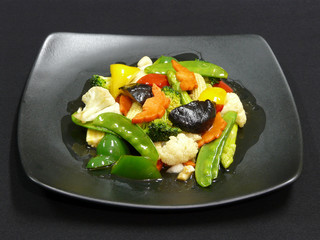  healthy food - phad phak ruam mit - stir fried vegetables