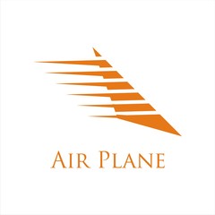 airplane elegant and professional logo template design