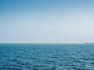 Coast and beach in Volendam