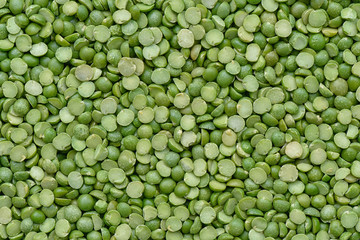 Green split peas background