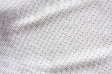 White sports clothing fabric jersey