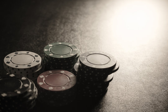 Poker Chips in Lighting