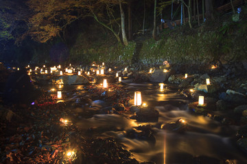 The stree veiw togo Kurama-Temple, Kyoto, Japan