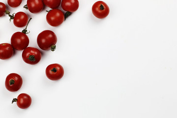 Naklejka na ściany i meble tomatoes on a white background