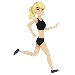 Running girl