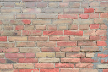 Obraz premium Brick texture with scratches and cracks