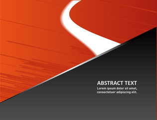 Fototapeta premium Abstract Orange, black background 