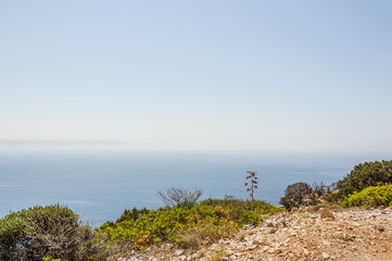 Alghero, Küstenstrasse, Sardinien, Bergstrasse, Küste, Capo Caccia, Klippen, Mittelmeer, Bucht,...