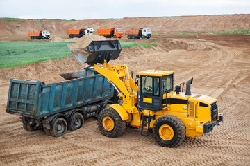 Obraz premium dozer