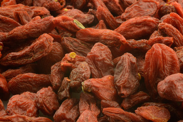 Goji berry isolated on white background.
