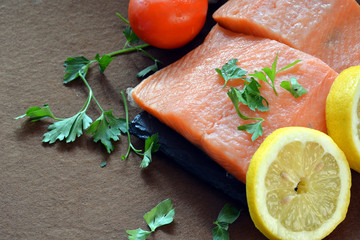 many types of fish on the table.