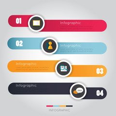 Modern infographic for business concept.