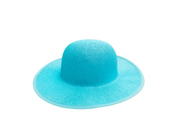 Beautiful summer hat isolated on white background