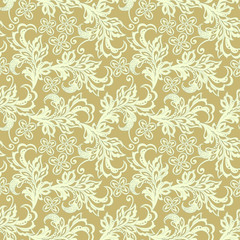 Fototapeta na wymiar vintage style floral seamless pattern