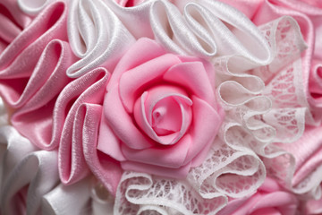 rose cloth, textile flower
