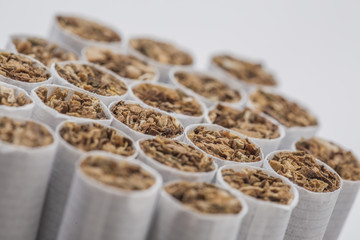 Close up of cigarettes