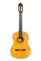 Obraz premium Classic guitar isolated on white background.