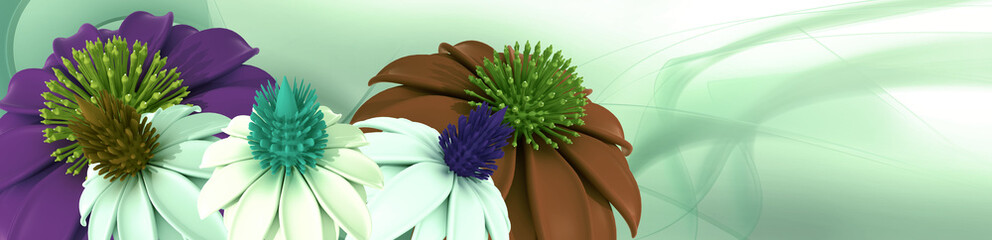 Abstract floral background