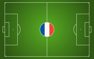 abstract green soccer field