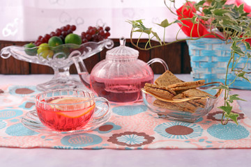 一杯のレモンティー