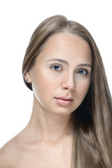 Fototapeta premium portrait of beautiful young woman