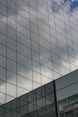 Business glass building