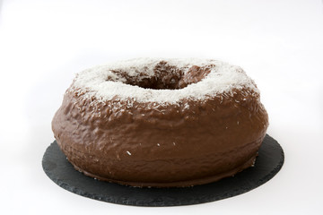 Chocolate and coconut cake
